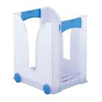  неподвижный научно-исследовательский институт газета держатель ширина 33× глубина 27× высота 36cm газета место хранения газета бумага подставка с роликами . сделано в Японии жемчужно-белый 