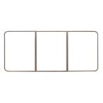 ミエ産業 風呂ふた 組み合わせ 軽量 カビの生えにくい風呂ふた L-12 75×120cm 実寸73×118cm 3枚組