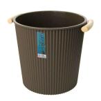 Hachiman .. мусорная корзина 5L крышка нет way Be .. inserting круглый Brown 