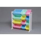 アイリスオーヤマ キッズトイハウスラック パステル KTHR-412