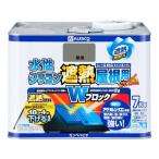 カンペハピオ 水性シリコン遮熱屋根 銀黒 7K