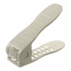 サンコープラスチック 靴ホルダー 収納 2個入 スリム 4段階 角度調整 滑り止め付き