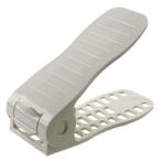 サンコープラスチック 靴ホルダー 収納 2個入 ワイド 4段階 角度調整 滑り止め付き