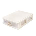  солнечный ko- пластик место хранения box ширина 40.3× глубина 55.4× высота 13.5cm шкаф L pis bed внизу тонкий 