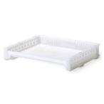  солнечный ko- пластик tray L ширина 36.3× глубина 28.8× высота 6.3cm e- подставка место хранения белый 