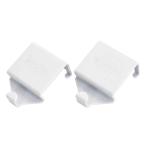 サンコープラスチック 転倒防止フック 2個入り e-ラック 引っ掛けフック フック ホワイト