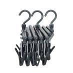 sawa Fuji стирка вешалка эластичный свободный прищепка .-29 прищепка блокировка серый 