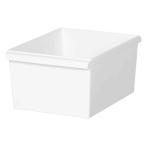 吉川国工業所 収納ボックス JTR コンテナースリム 浅型 ホワイト