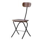  складной стул модный под дерево конечный продукт W41×D54×H85 черный складной стул PC-21BK восток .