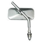 ショッピングハーレー ハーレー用 ショートスクエアミラー (クローム)