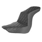 ハーレー M8 ローライダー、ローライダーS、スポーツグライド ツアーステップアップシート(LSステッチ) Saddlemen