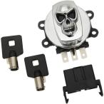  drug SP 2106-0422 Drag Specialties Skull зажигание переключатель хром 