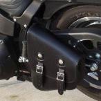 312L-B: кожа Works swing arm * Solo сумка левый для черный 