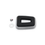 ハーレー純正 フォワードコントロール車用 エンパイア スモールリアブレーキペダルパッド ブラック/シルバー 50600457