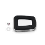 ショッピングハーレーダビッドソン ハーレー純正 ツーリング、FL ソフテイル、FLD用 エンパイア ラージリアブレーキペダルパッド ブラック/シルバー 50600463