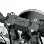 ショッピングハーレー ハーレー純正 トップクランプキット　ブラック　1インチハンドル用 55900238