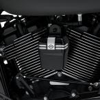  Harley оригинальный звуковой сигнал покрытие ( боковой крепление звуковой сигнал для ) черный / серебряный 61301177