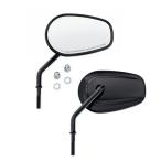 ショッピングハーレーダビッドソン ハーレー ダビッドソン テーパー・ミラー/ブラック 左右ペア ショート 92023-03A