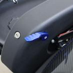 ショッピングハーレー ハーレー M8ソフテイル ローライダーST、エルディアブロ、スポーツグライド サドルバッグラッチレバー (ブルー) スピードラ