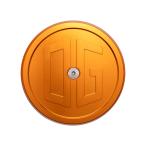  оригинал гараж Moto раунд * воздухоочиститель покрытие Classic ( orange )