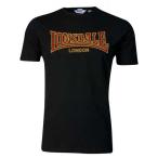 LONSDALE ロンズデール / フロックロゴプリントTシャツ(CLASSIC) Black -送料無料-