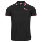 LONSDALE ロンズデール / スリムフィットポロシャツ(LION) Black -送料無料-