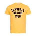 LONSDALE ロンズデール / レトロクラシックロゴTシャツ(PITLIGO) Yellow -送料無料-