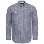 Ben Sherman ベンシャーマン / ギンガムチェックボタンダウンシャツ(0077859) Navy -送料無料-