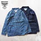 ヒューストン ジャケット HOUSTON USコットン デニム カバーオール 51491 デニムジャケット メンズ アメカジ DENIM USAコットン