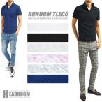 ポロシャツ メンズ 半袖 ランダムテレコ スキッパー ワイヤー襟 ポロ ゴルフウェア カジュアルシャツ