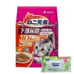 ショッピングシルコット 【今ならシルコットウェットプレゼント】6個セット ねこ元気 下部尿路の健康維持用 10歳頃から まぐろ・かつお・白身魚入り 1.6kg