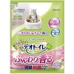 ショッピングデオトイレ ユニチャーム デオトイレふんわり香る消臭・抗菌サンドホワイトフローラルの香り 3.8L ３個セット