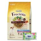 ショッピングシルコット 【今ならシルコットウェットプレゼント】4個セット ユニ・チャーム グラン・デリ フレシャス アダルト成犬用 低脂肪設計 チキン＆小魚入り 2kg