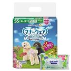 ショッピングシルコット 【今ならシルコットウェットプレゼント】ユニチャーム マナーウェア 女の子用 SSサイズ 超小-小型犬用 38枚 1ケース8個セット