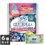 ショッピングシルコット 【今ならシルコットウェットプレゼント】6個セット ユニ・チャーム ソフィ はだおもい 極うすスリム 多い夜用 羽つき 29cm 24コ入