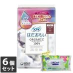 ショッピングシルコット 【今ならシルコットウェットプレゼント】6個セット ユニ・チャーム ソフィ はだおもい オーガニックコットン 特に多い昼用 羽つき 23cm 24コ入