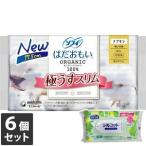 ショッピングシルコット 【今ならシルコットウェットプレゼント】6個セット ユニ・チャーム ソフィ はだおもい オーガニックスリム 175 羽なし 30枚