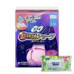 ショッピングシルコット 【今ならシルコットウェットプレゼント】16個セット ユニ・チャーム ソフィ 超熟睡ショーツ S〜M 8コ入