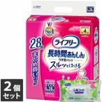 ショッピングシルコット 【今ならシルコットウェットプレゼント】2個セット ユニ・チャーム ライフリー 長時間あんしんうす型パンツ Lサイズ 28枚
