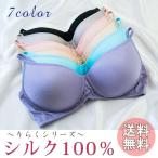 シルクブラ 絹 ノンワイヤー ブラジャー りらくシリーズ  楽ちん ブラ　シルク 下着 インナー モールド ブラジャー 冷え取り ギフト