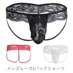 メンズレースショーツIバックTバッ...