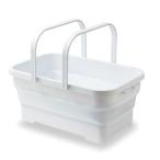 ソフトバスケット I-581 バケツ ポリバケツ 掃除用具 洗濯用品 折りたたみバスケット 折りたたみ バスケット 洗濯かご ランドリーバスケット 収納