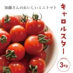 ミニトマト キャロルスター 3kg 山形県産 加藤さんのミニトマト こだわり栽培 お取り寄せ クール便 代引・着日指定不可 送料無料（一部地域を除く）