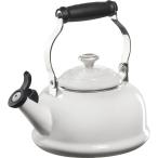 Le Creuset ル・クルーゼ 笛吹ケトル (ホワイト) ステンレス・ノブ 1.7QT