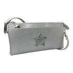 ショッピングお財布ポシェット Pisoraro(ピソラロ) 3WAY スタージュエリーウォレットバッグ お財布ポシェット シルバー PR93