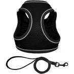  лучший * Anne sa- шлейка с поводком черный S pet-075bks