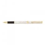 パイロット 万年筆 カヴァリエ ゴールド＆ホワイト 細字 FCAN-5SR-GDWF