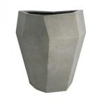  зеленый pot цветочный горшок ok ta geo средний светло-серый 47cm EB-OC0247LG