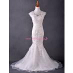 ウェディングドレス取り外れる肩紐と...