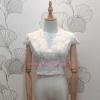  свадьба болеро U шея French рукав прозрачный цветочный принт гонки задний маленький . шнур останавливать P029